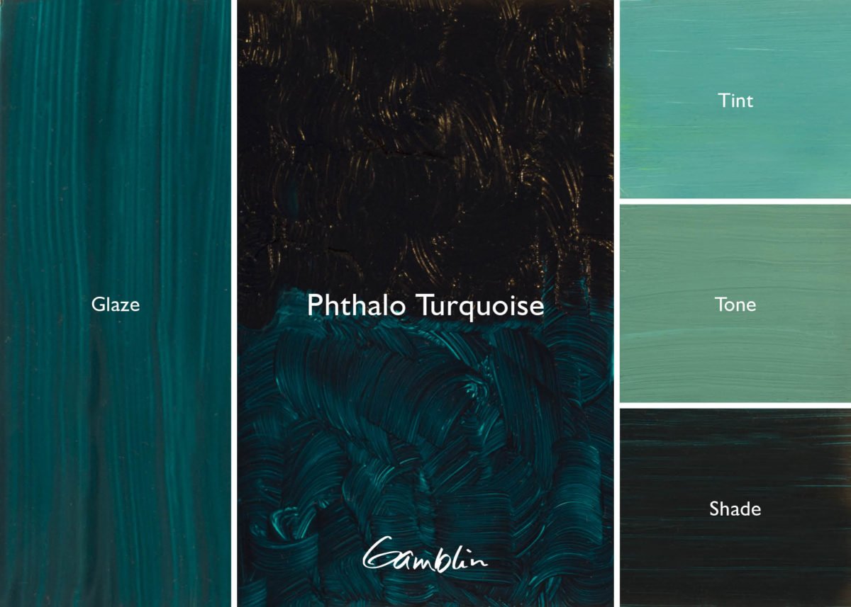 Gamblin Artist's Oil Colors Phthalo Turquoise 37 ml - merriartist.com