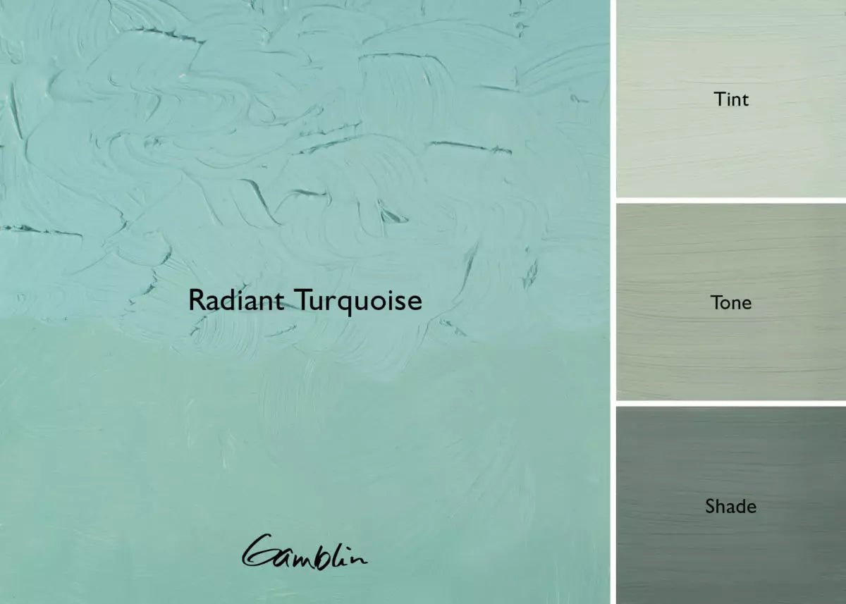 Gamblin Artist's Oil Colors Radiant Turquoise 37 ml - merriartist.com