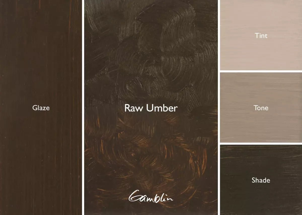 Gamblin Artist's Oil Colors Raw Umber 37 ml - merriartist.com