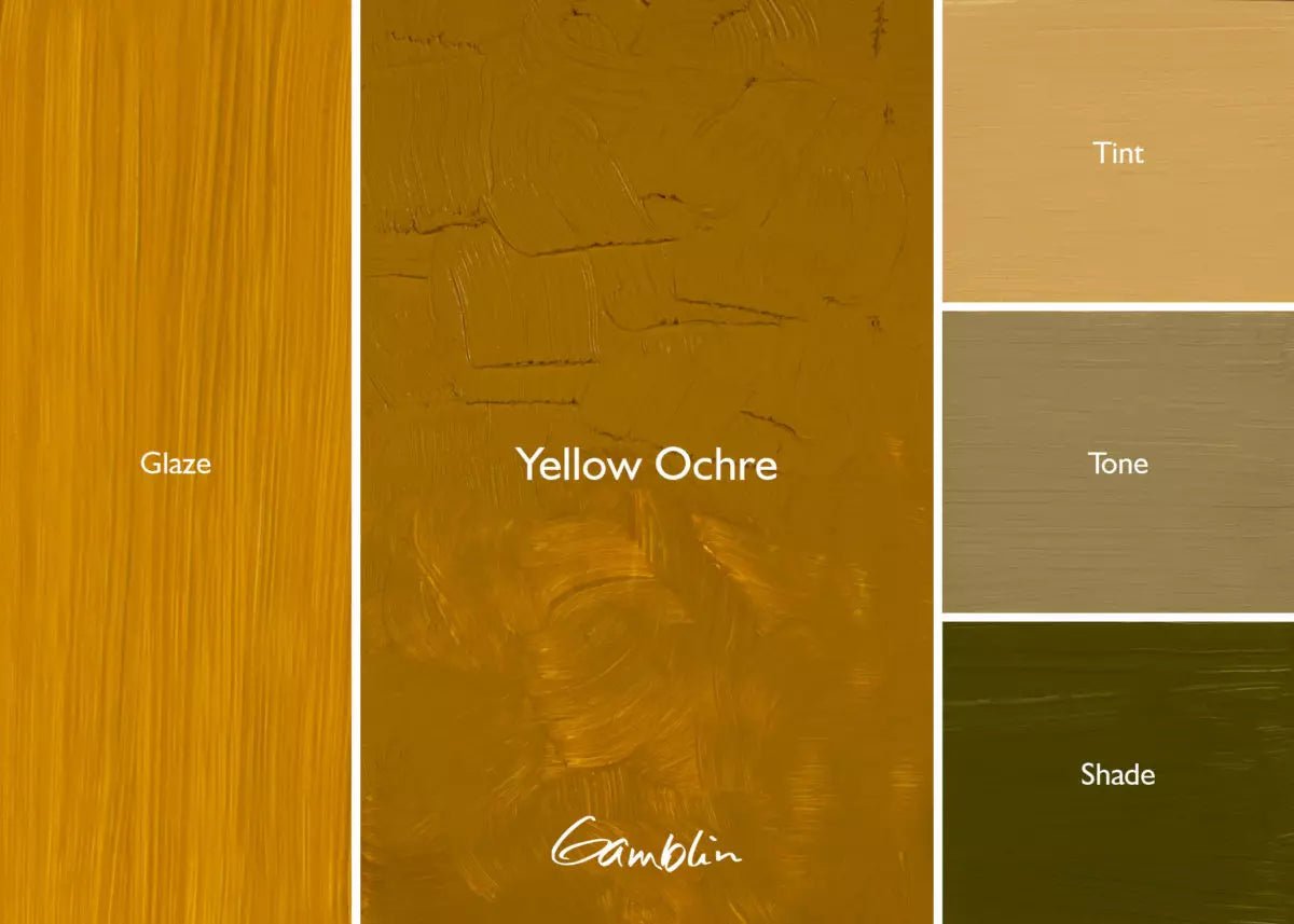 Gamblin Artist's Oil Colors Yellow Ochre 37 ml - merriartist.com