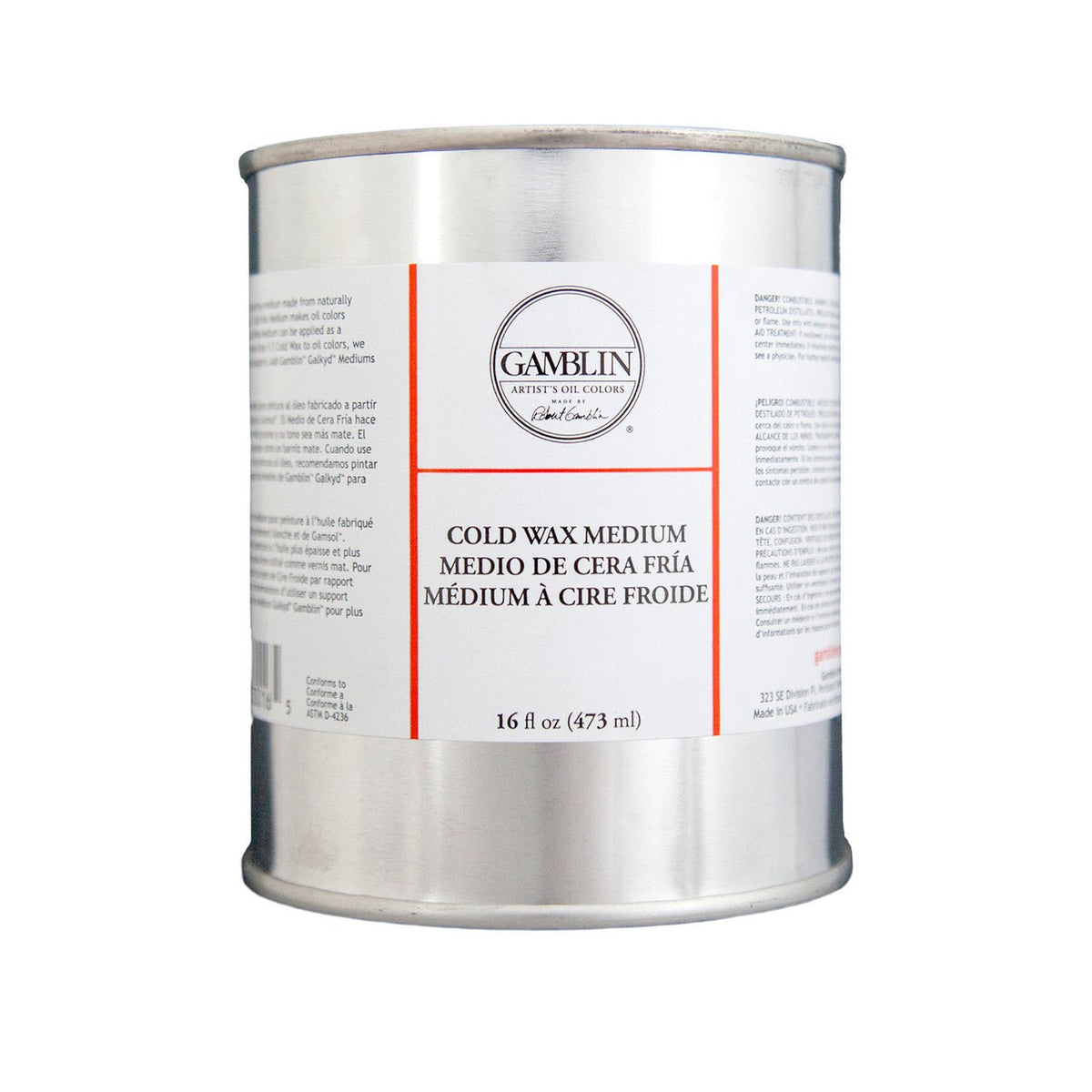 Gamblin Cold Wax Medium 16 oz. - merriartist.com