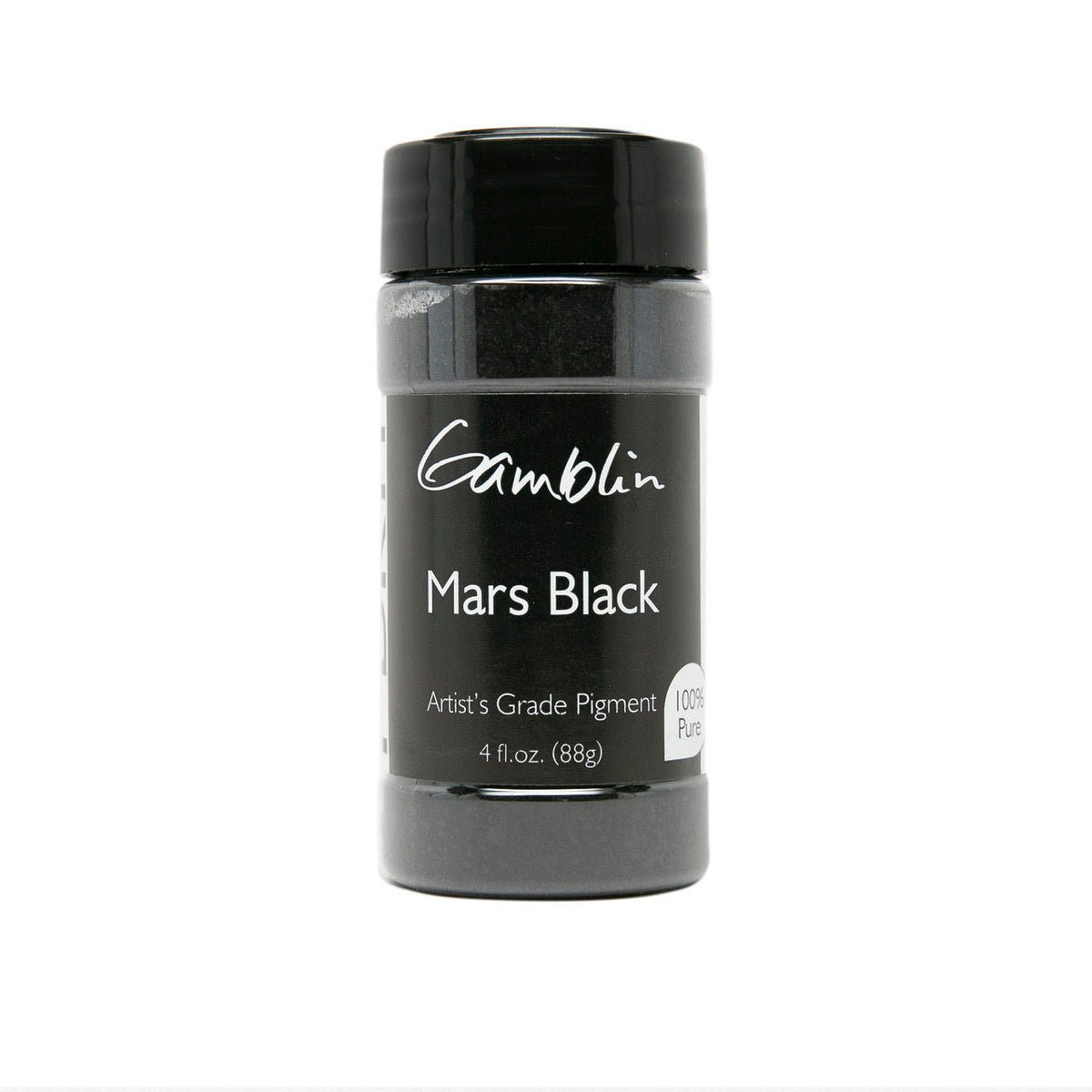 Gamblin Dry Pigment Mars Black 4oz (118ml) - merriartist.com