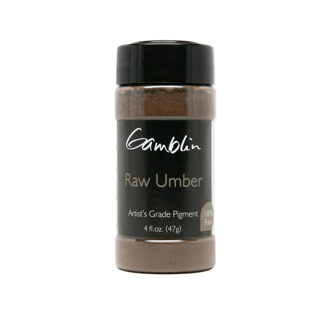 Gamblin Dry Pigment Raw Umber 4oz (118ml) - merriartist.com