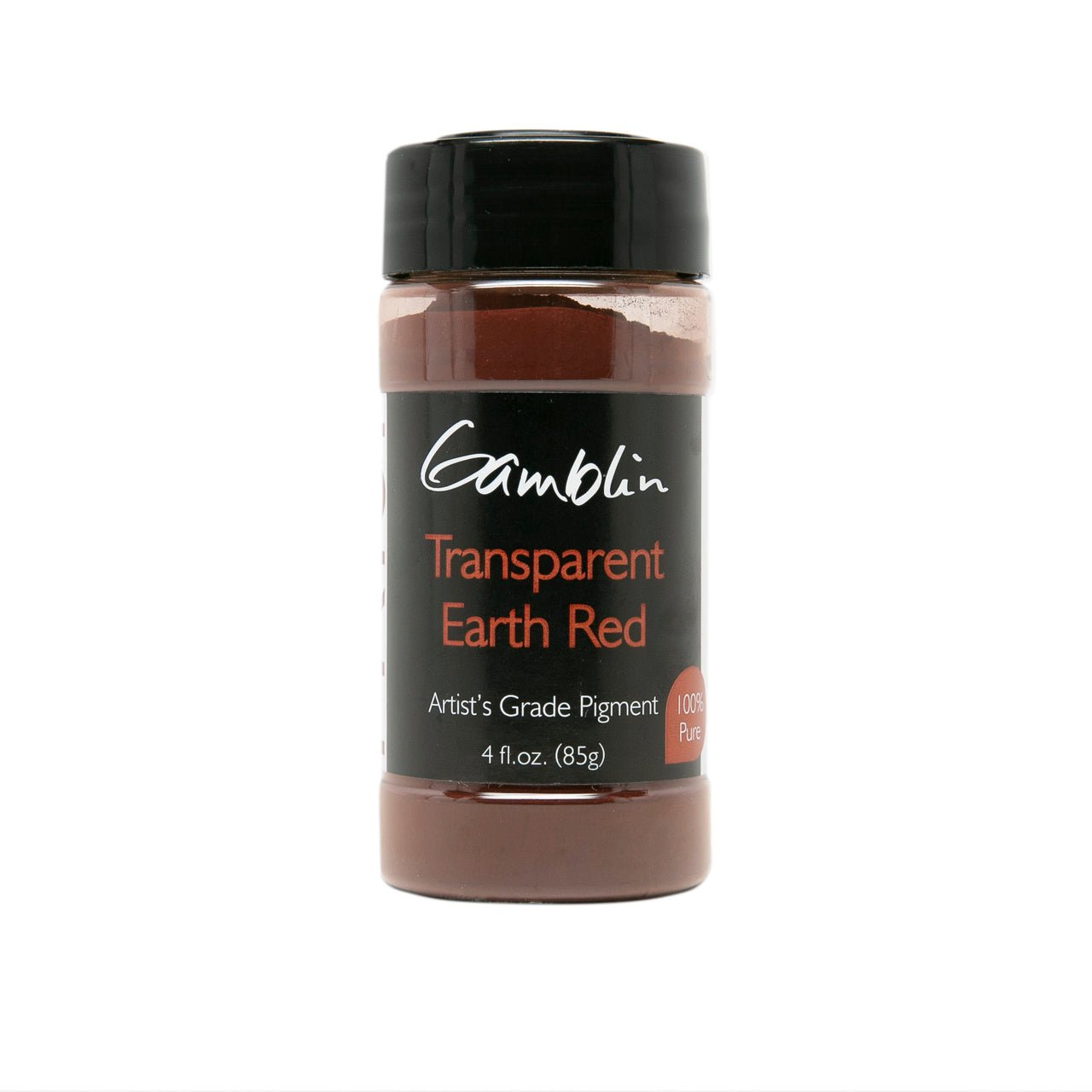 Gamblin Dry Pigment Transparent Earth Red 4oz (118ml) - merriartist.com