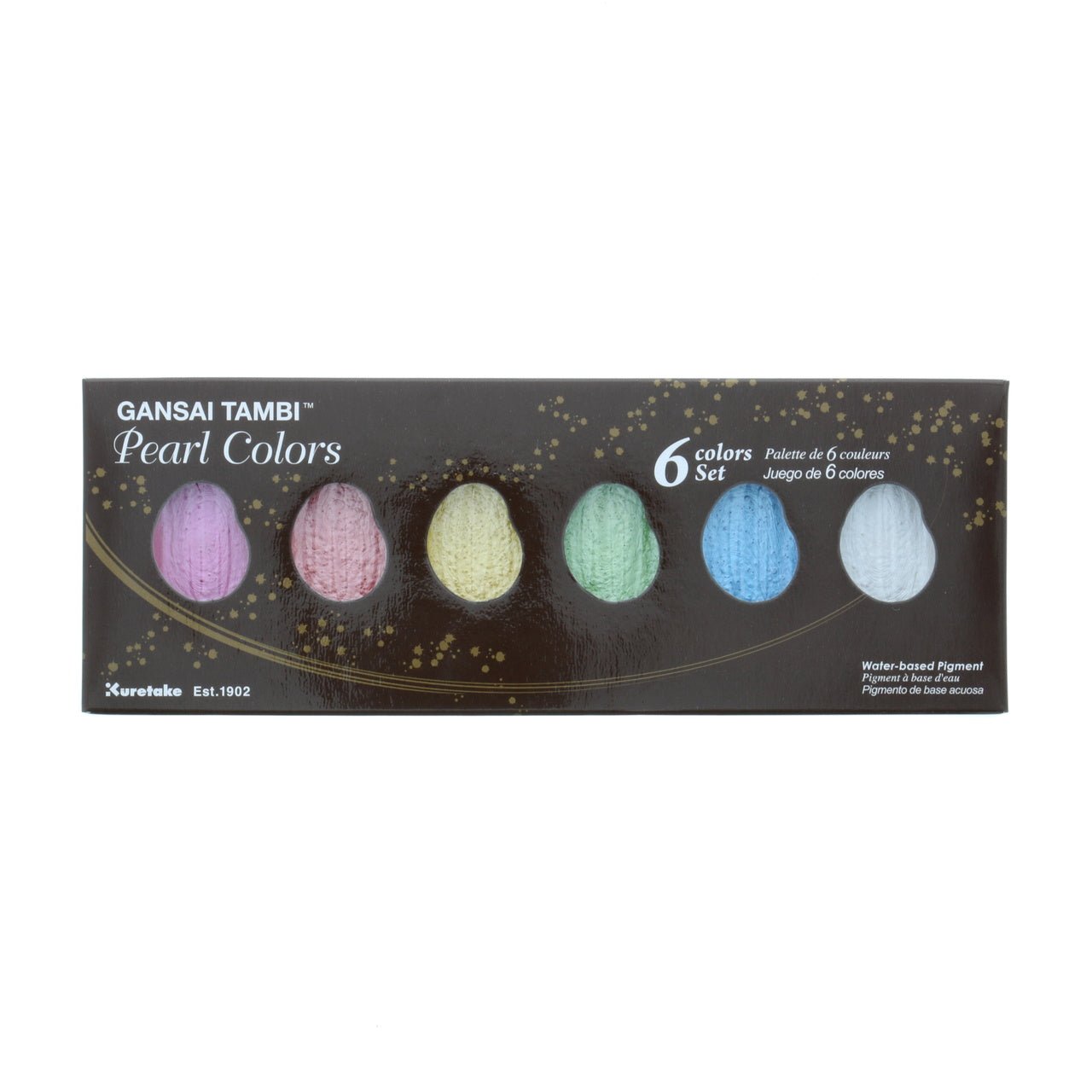 Gansai Tambi Watercolor 6 Color Pearl Set - merriartist.com
