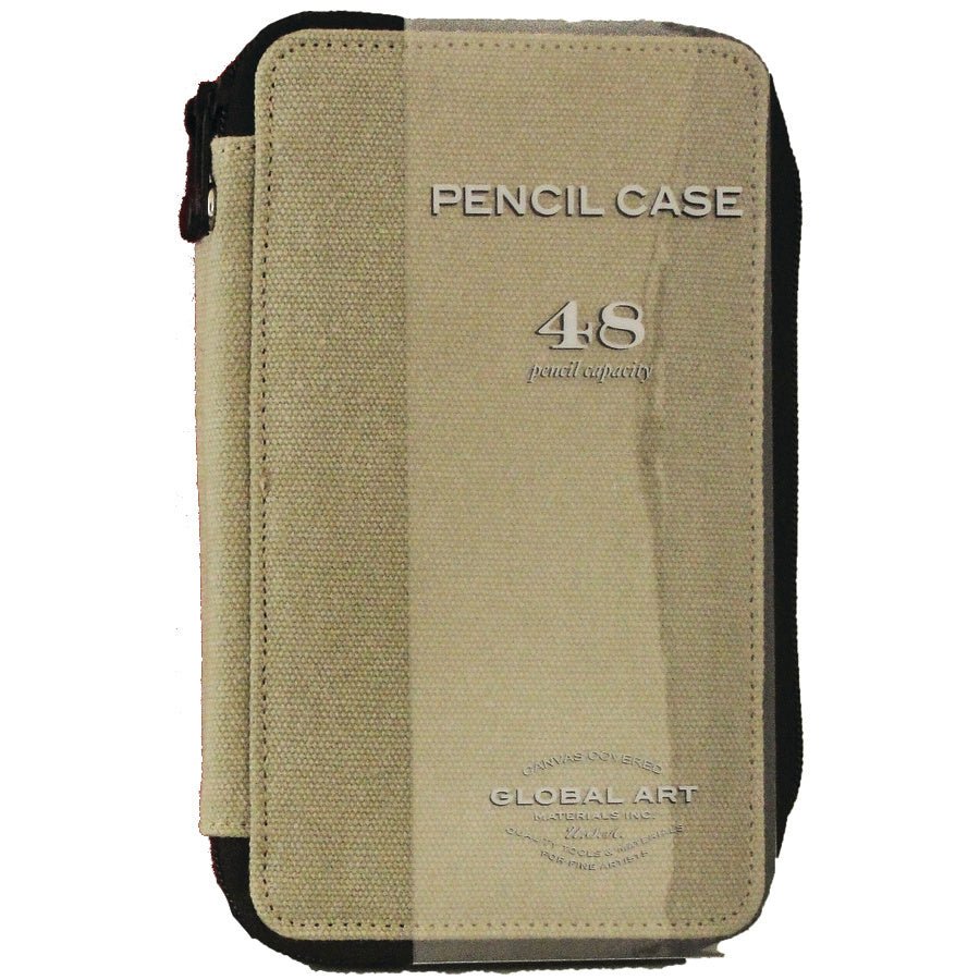 Global Art Canvas Pencil Case 48 Capacity - Sage - merriartist.com