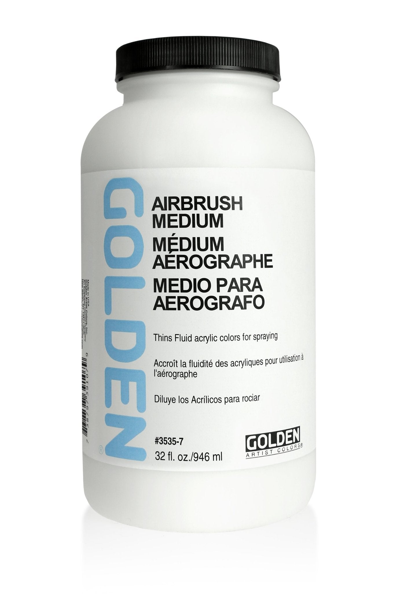 Golden Airbrush Medium 32 oz - merriartist.com