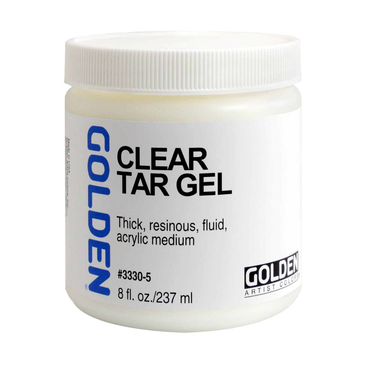 Golden Clear Tar Gel 8 oz - merriartist.com