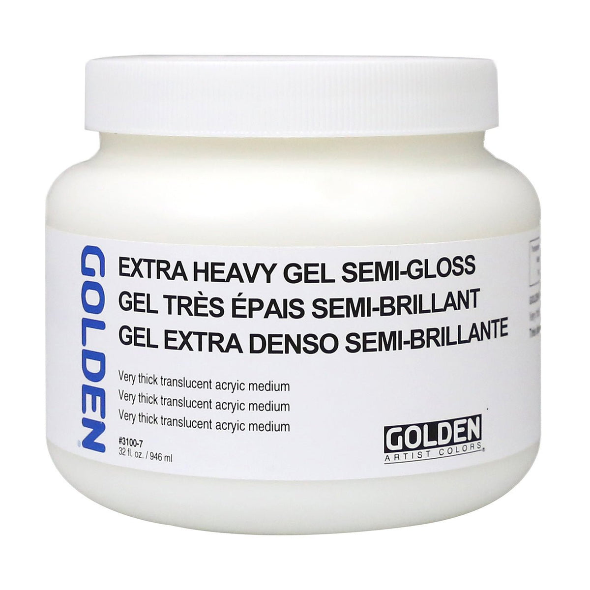 Golden Extra-heavy Gel - Semi Gloss 32 oz - merriartist.com