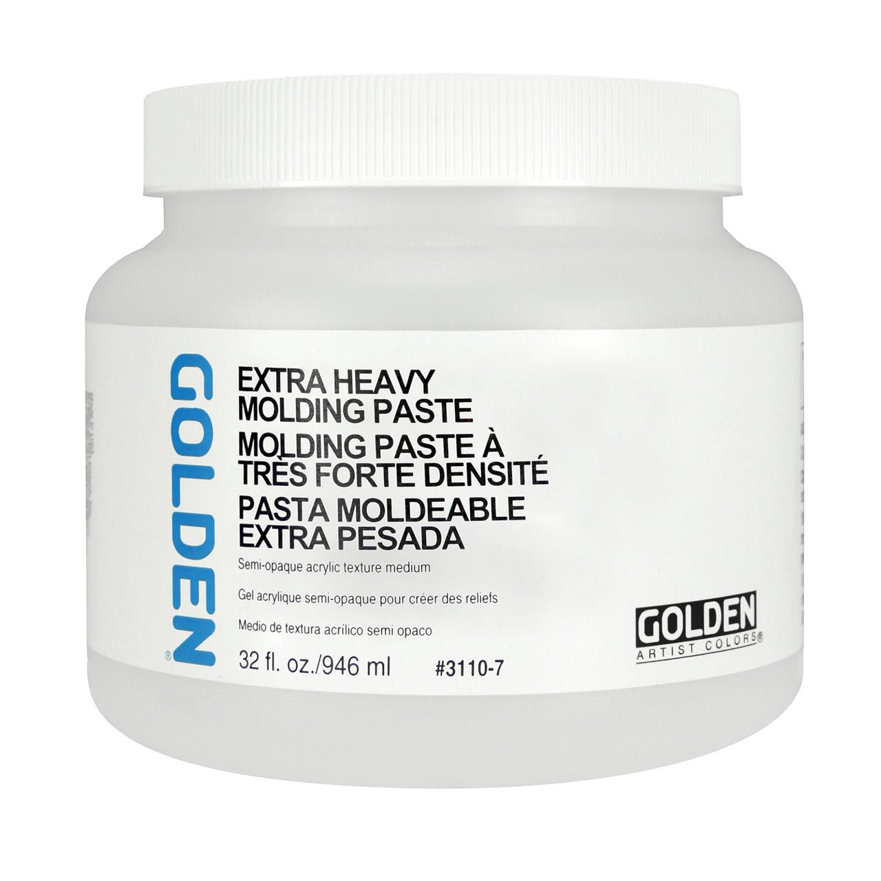 Golden Extra Heavy Molding Paste 32 oz - merriartist.com