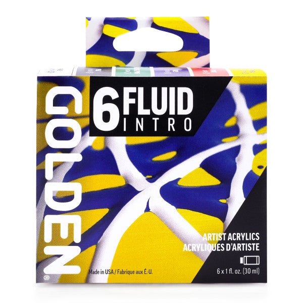 Golden Fluid Acrylic 6 Color Intro Set - merriartist.com