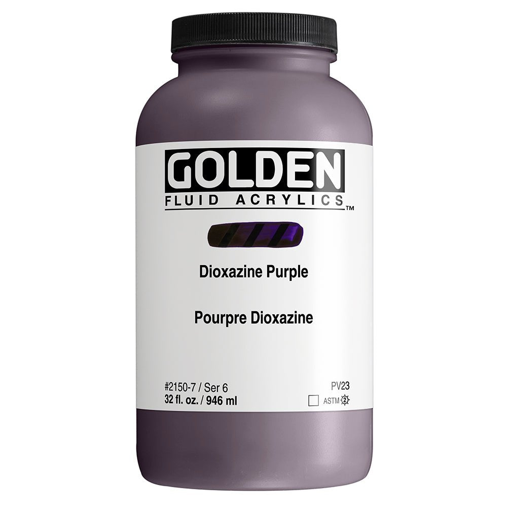 Golden Acrylics Heavy Body 8oz Dioxazine Purple
