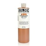 Golden Fluid Acrylic Iridescent Copper Light (fine) 16 oz - merriartist.com