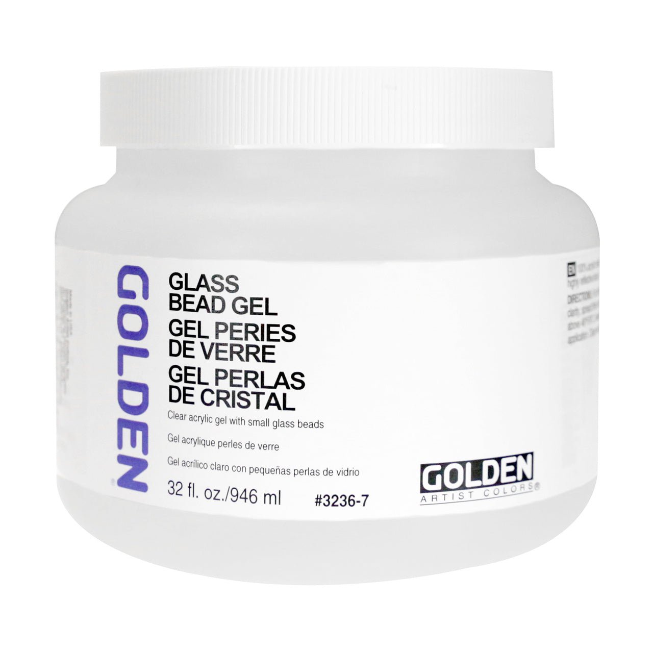 Golden Glass Bead Gel 32 oz - merriartist.com