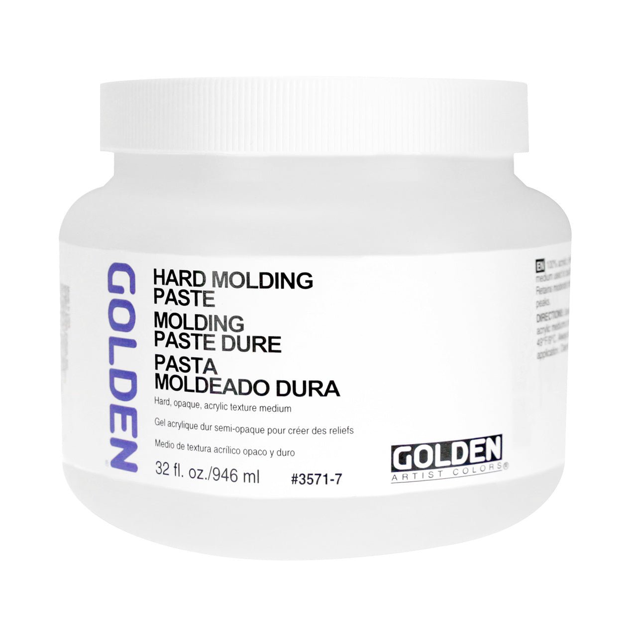 Golden Hard Molding Paste 32oz - merriartist.com