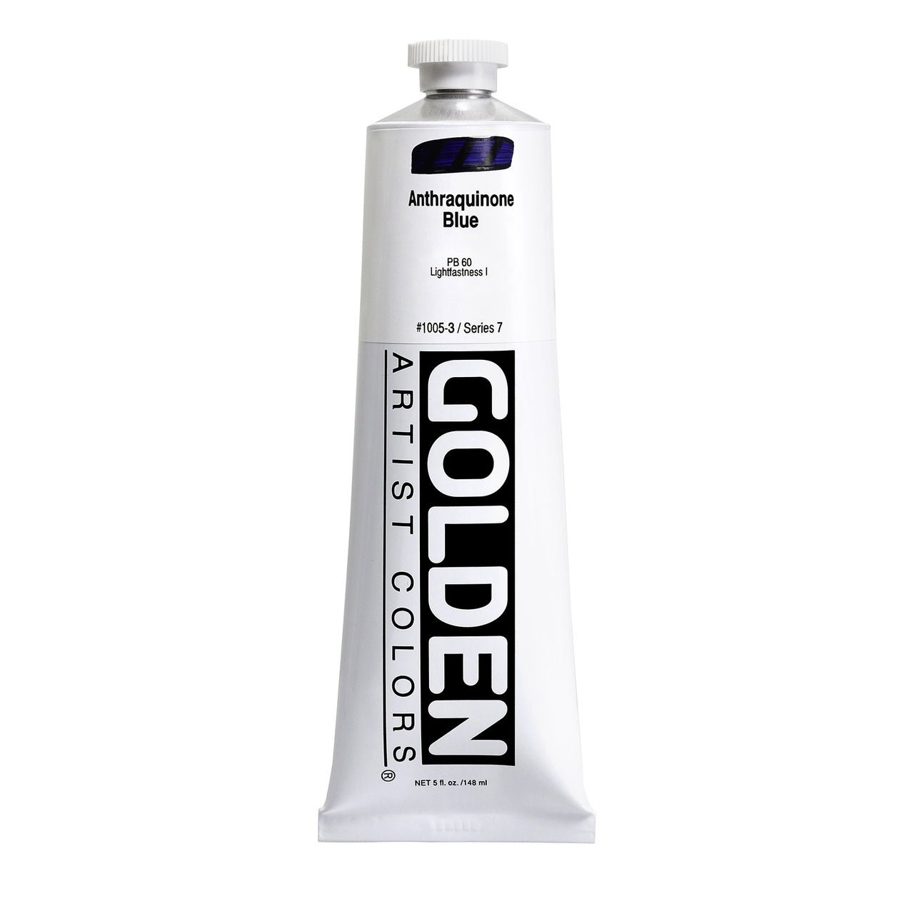 Golden Heavy Body Acrylic Anthraquinone Blue 5 oz - merriartist.com