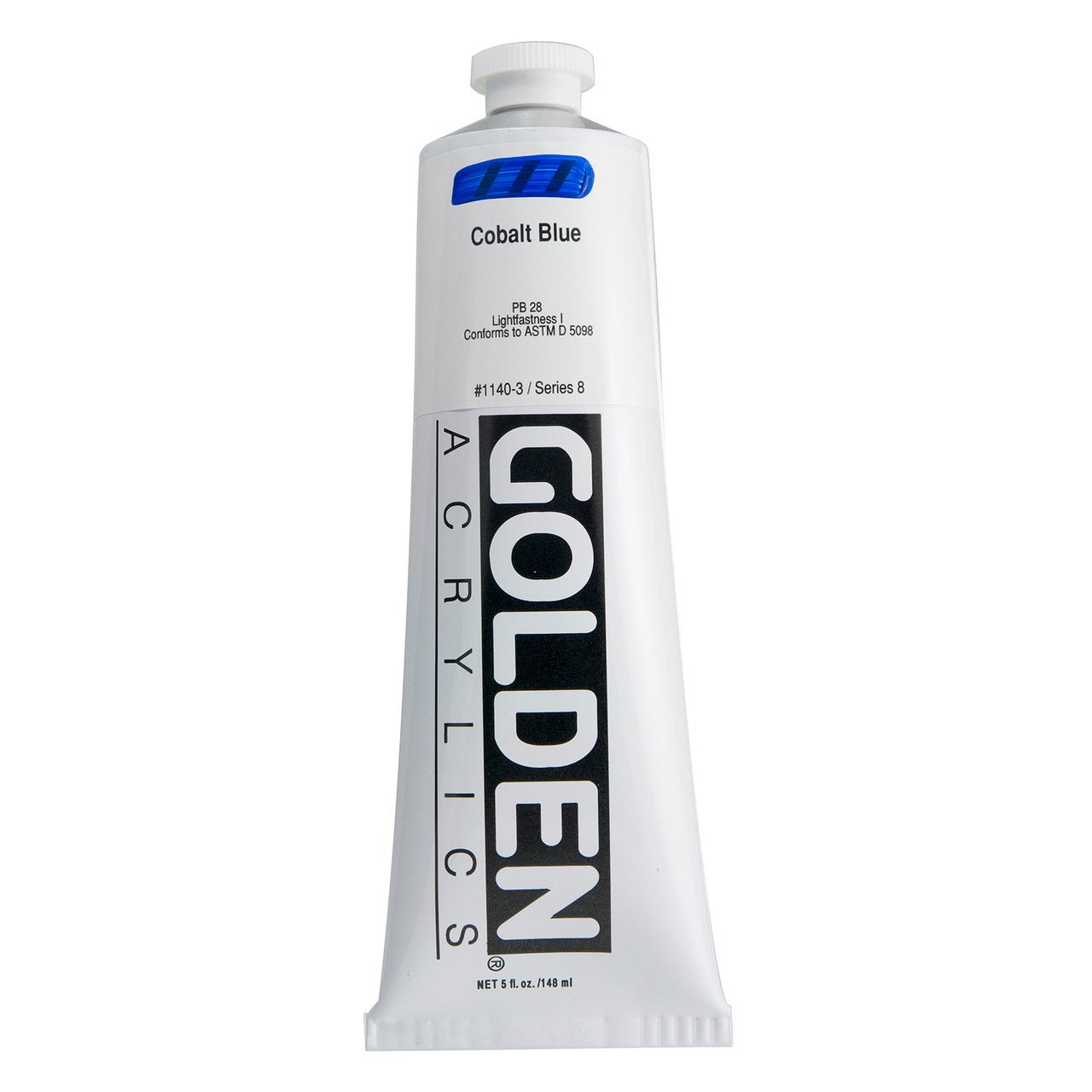 Golden Heavy Body Acrylic Cobalt Blue 5 oz - merriartist.com