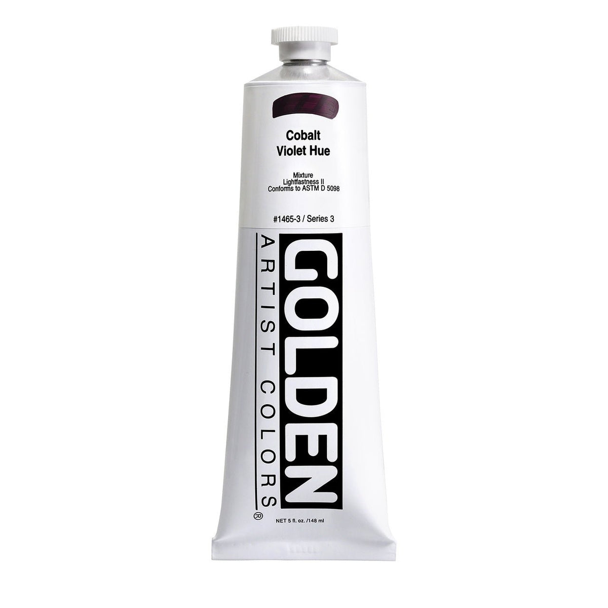 Golden Heavy Body Acrylic Cobalt Violet Hue 5 oz - merriartist.com