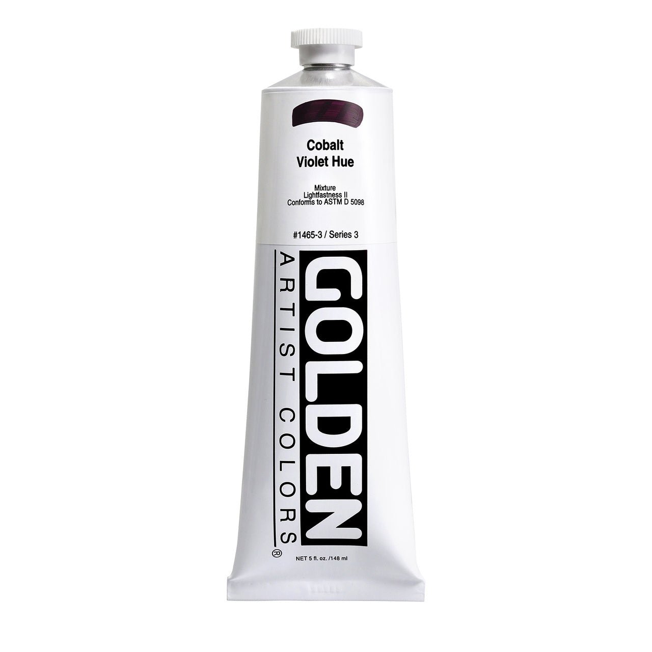 Golden Heavy Body Acrylic Cobalt Violet Hue 5 oz - merriartist.com