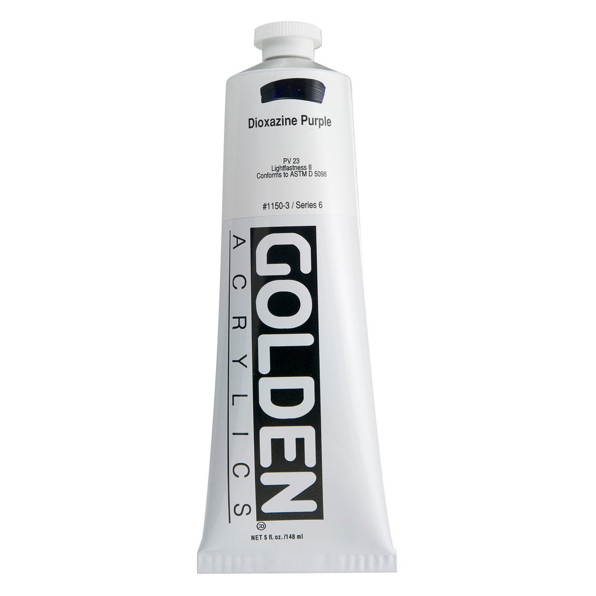 Golden Heavy Body Acrylic Dioxazine Purple 5 oz - merriartist.com