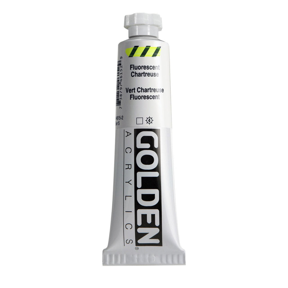 Golden Heavy Body Acrylic Fluorescent Chartreuse 2 oz - merriartist.com