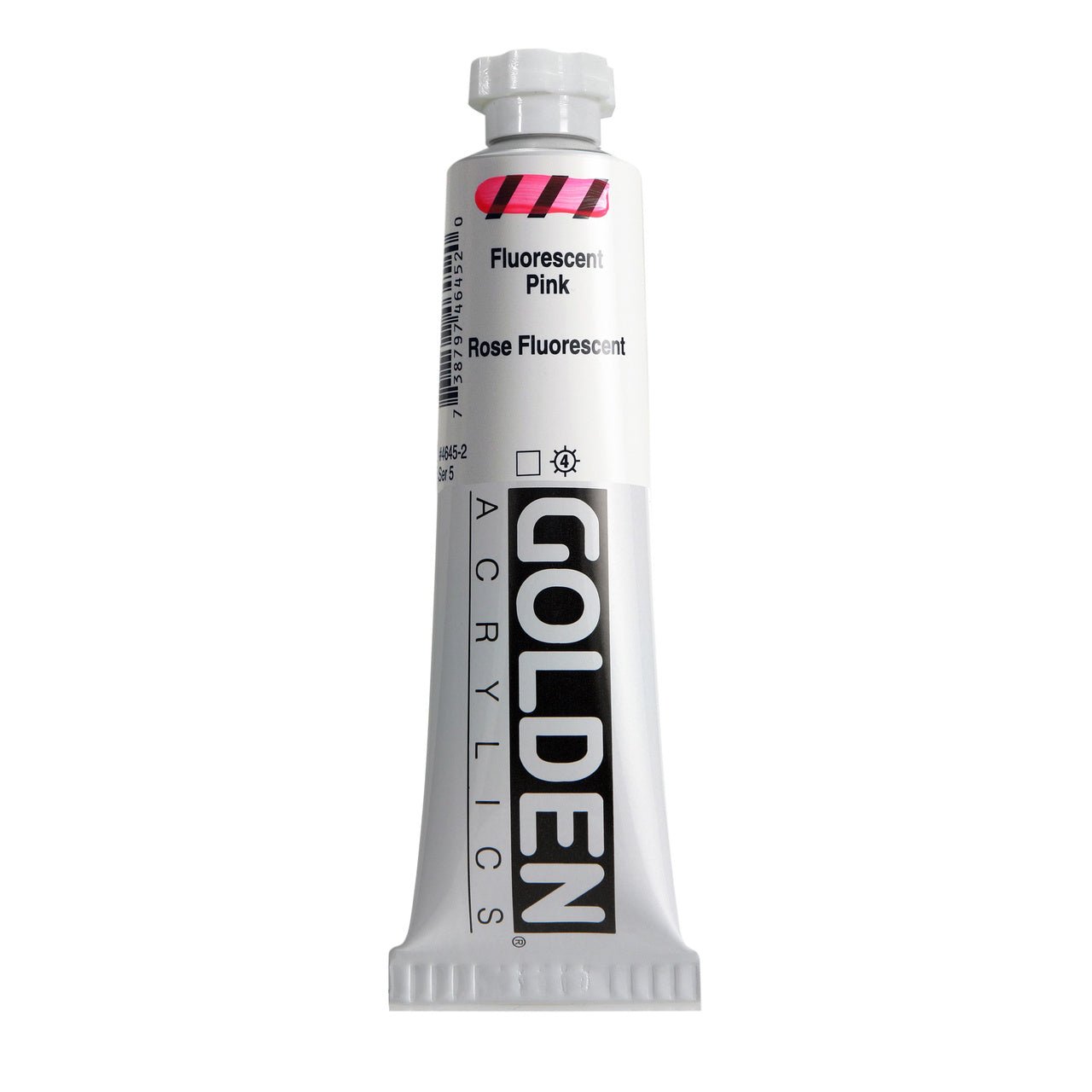 Golden Heavy Body Acrylic Fluorescent Pink 2 oz - merriartist.com