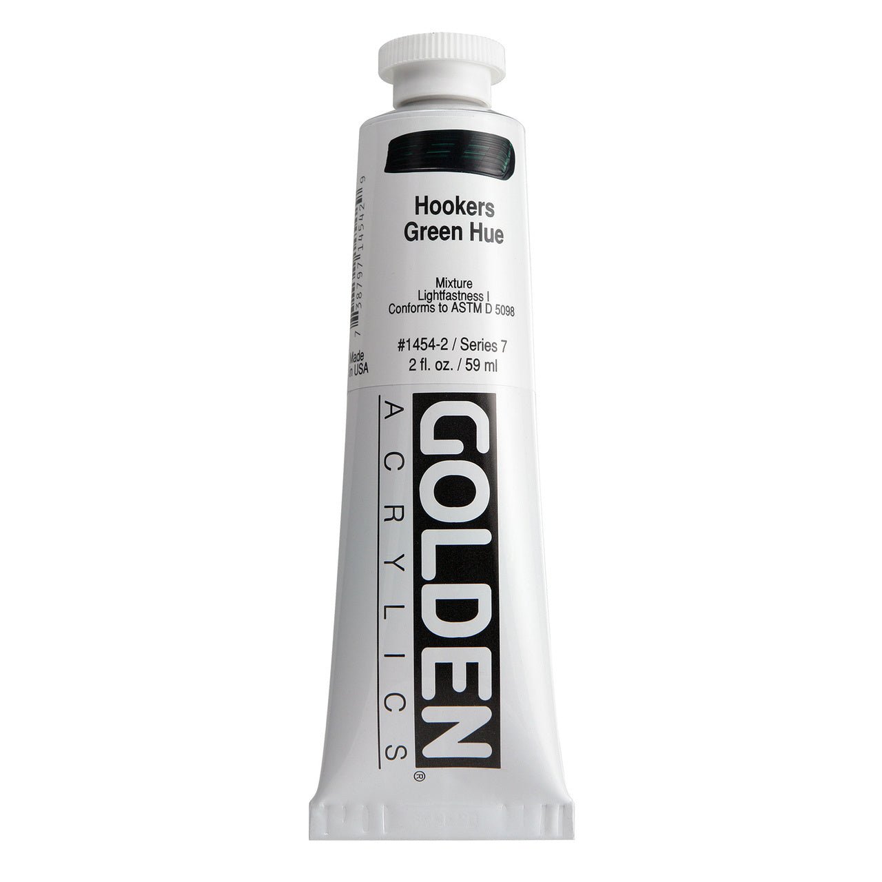 Golden Heavy Body Acrylic Hookers Green Hue 2 oz - merriartist.com