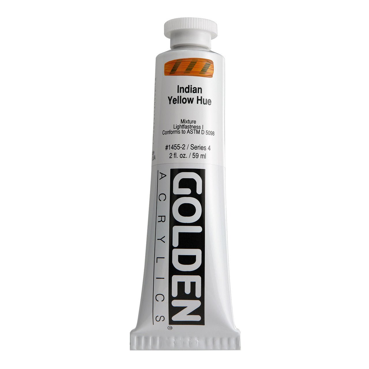 Golden Heavy Body Acrylic India Yellow Hue 2 oz - merriartist.com