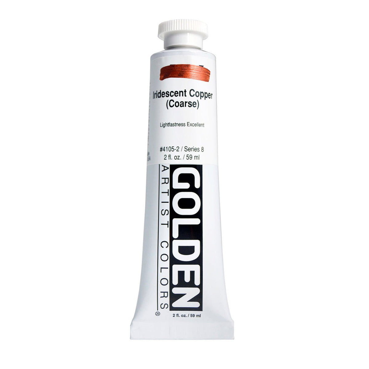 Golden Heavy Body Acrylic Iridescent Copper (Coarse) 2 oz - merriartist.com