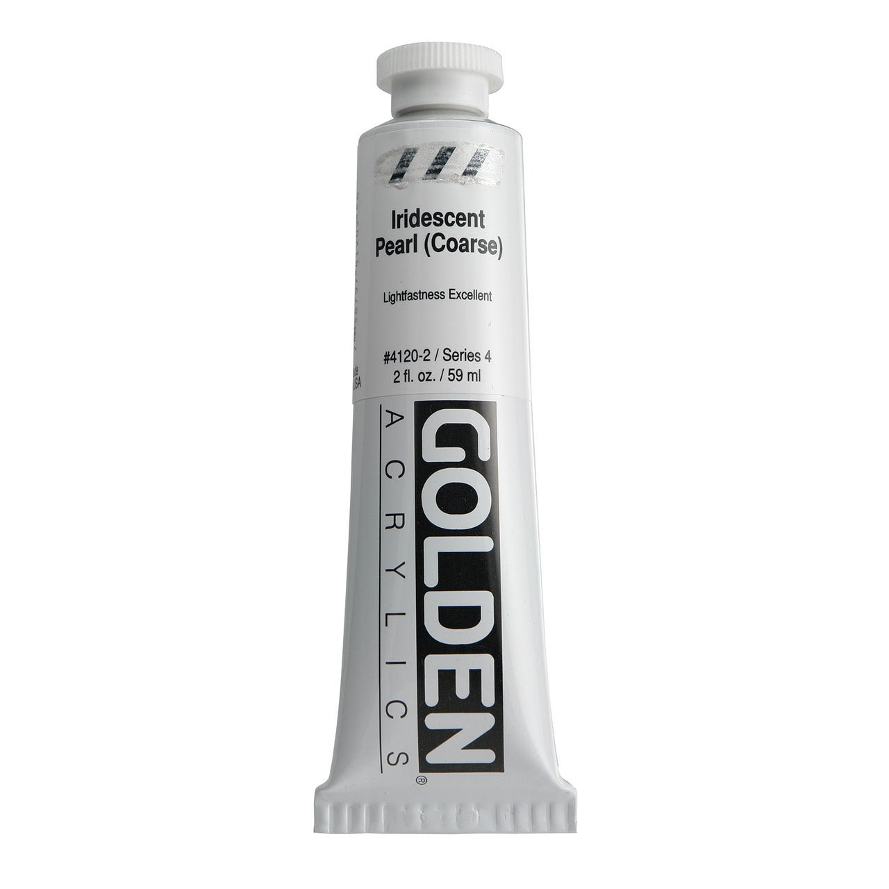 Golden Heavy Body Acrylic Iridescent Pearl (Coarse) 2 oz - merriartist.com