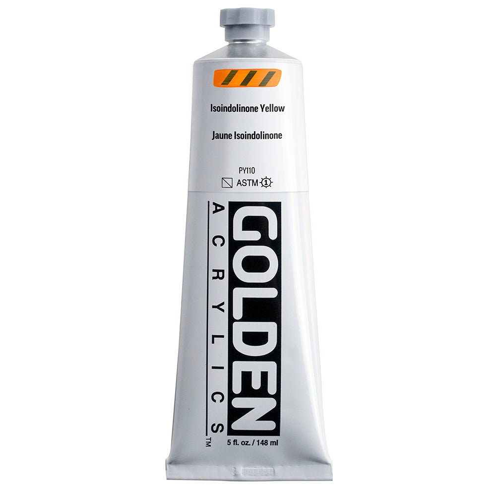 Golden Heavy Body Acrylic Isoindolinone Yellow 5 oz (pre-order) - The Merri Artist - merriartist.com