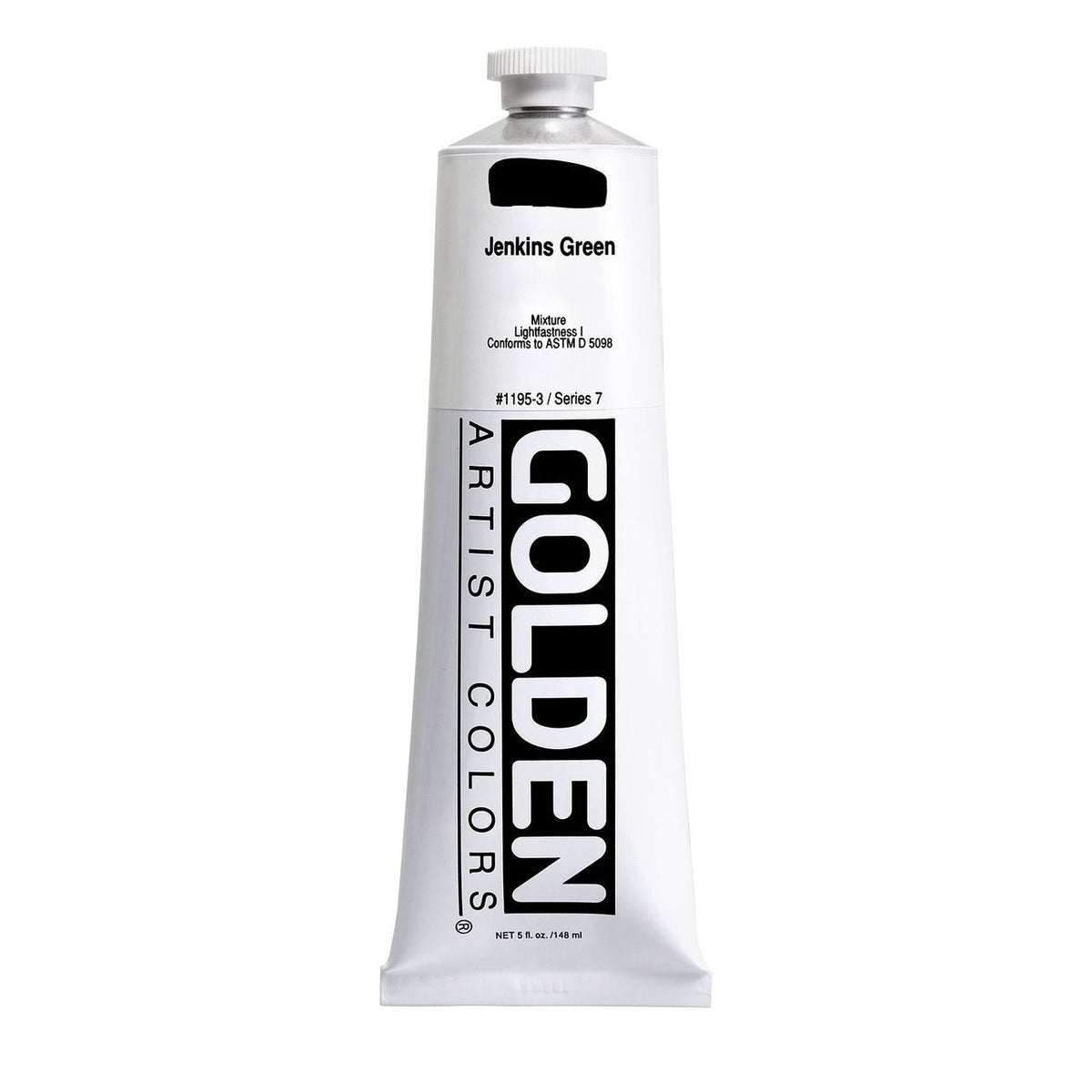 Golden Heavy Body Acrylic Jenkins Green 5 oz - merriartist.com