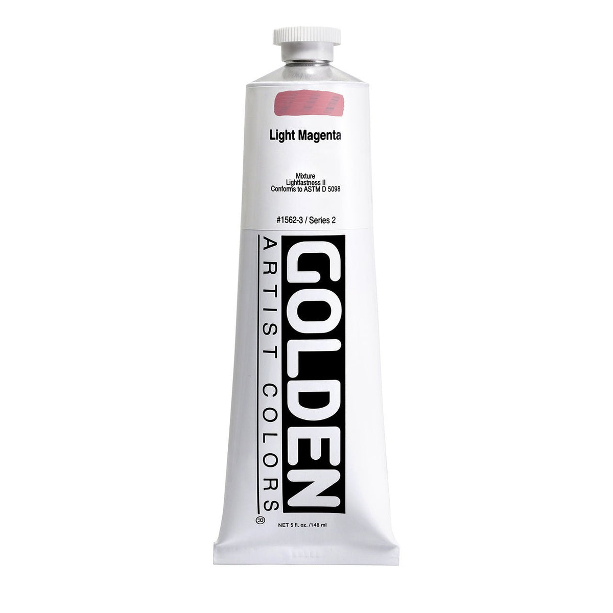 Golden Heavy Body Acrylic Light Magenta 5 oz - merriartist.com