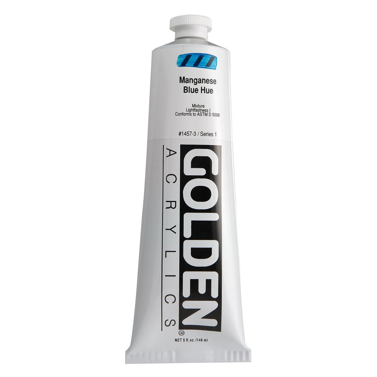 Golden Heavy Body Acrylic Manganese blue Hue 5 oz - merriartist.com