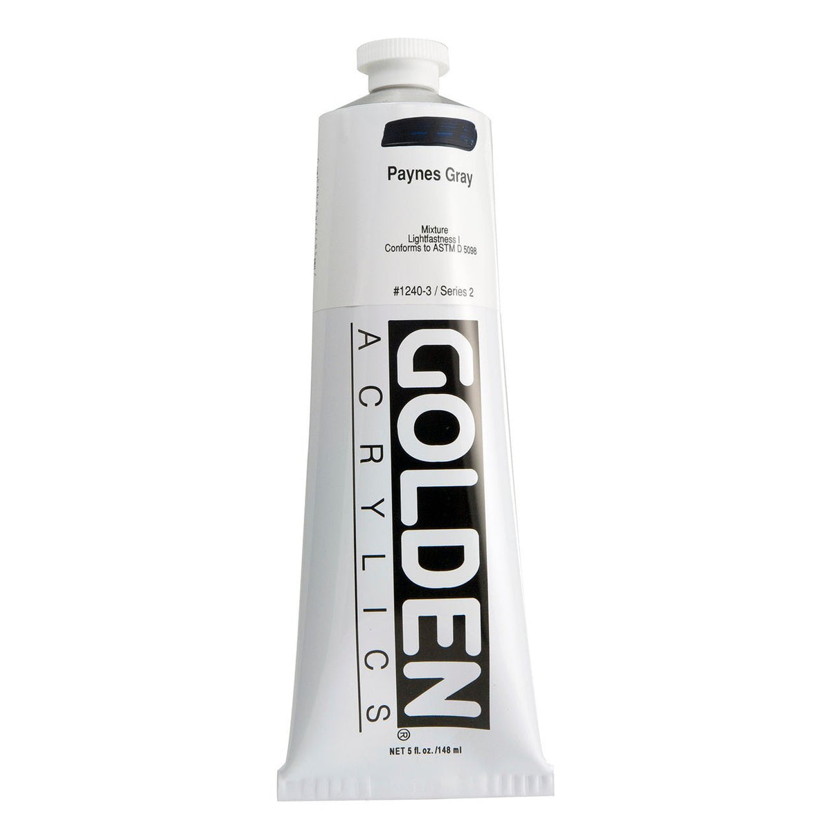 Golden Heavy Body Acrylic Paynes Gray 5 oz - merriartist.com