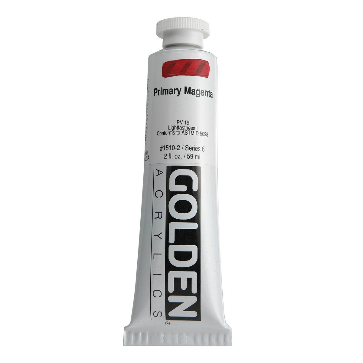 Golden Heavy Body Acrylic Primary Magenta 2 oz - merriartist.com