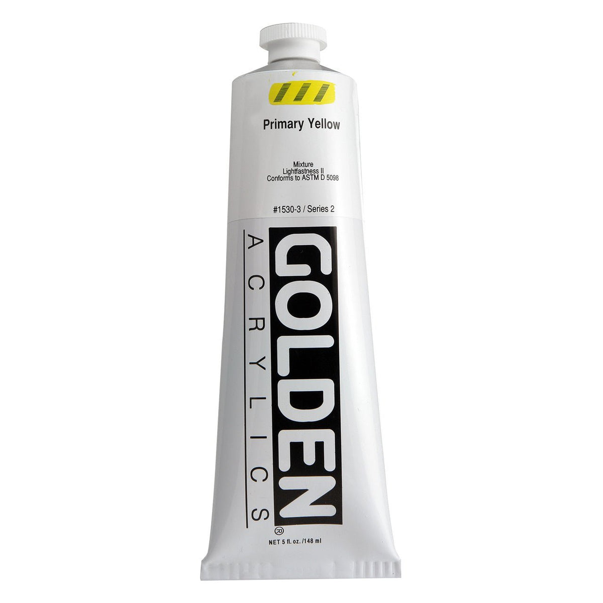 Golden Heavy Body Acrylic Primary Yellow 5 oz - merriartist.com