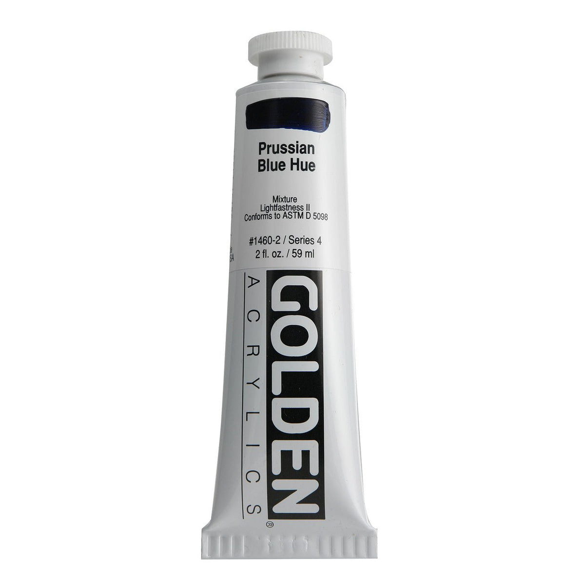 Golden Heavy Body Acrylic Prussian Blue Hue 2 oz - merriartist.com