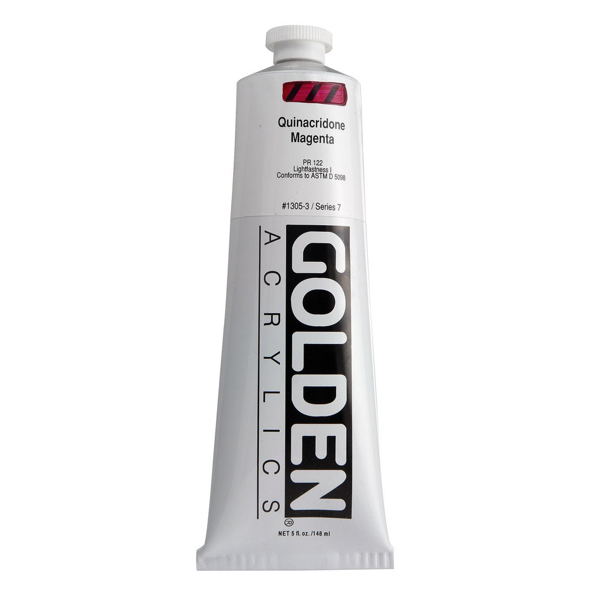 Golden Heavy Body Acrylic Quinacridone Magenta 5 oz - merriartist.com