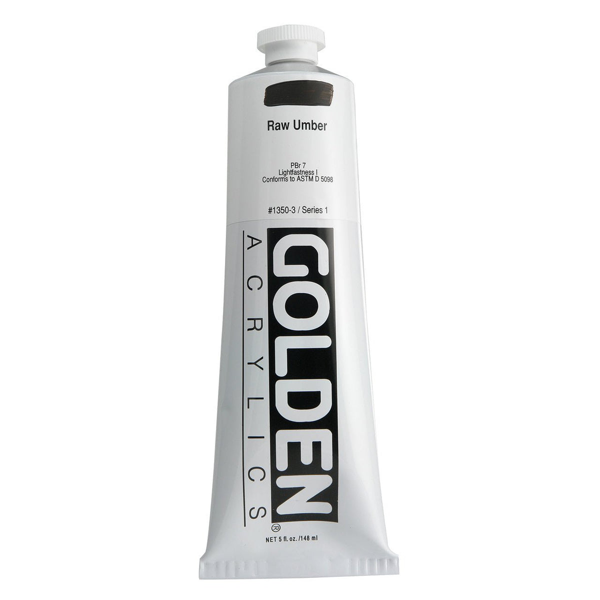 Golden Heavy Body Acrylic Raw Umber 5 oz - merriartist.com
