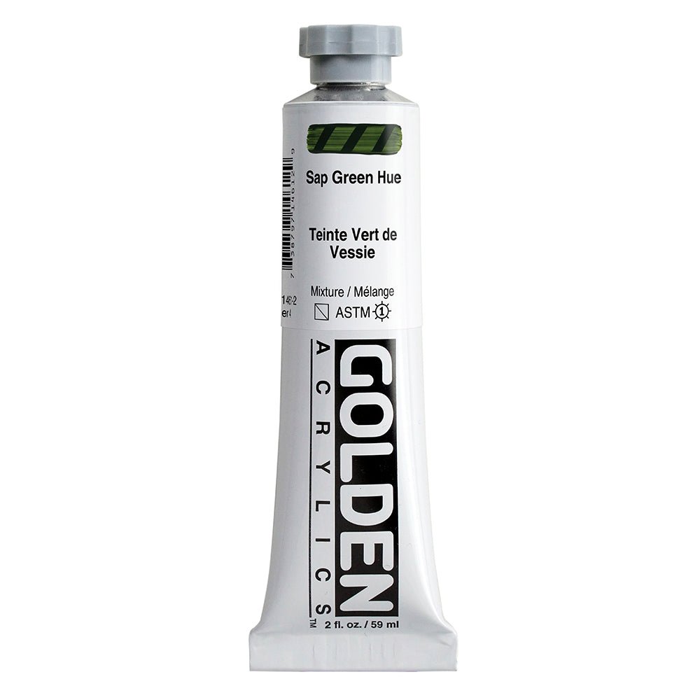 Golden Heavy Body Acrylic Sap Green Hue 2 oz - merriartist.com