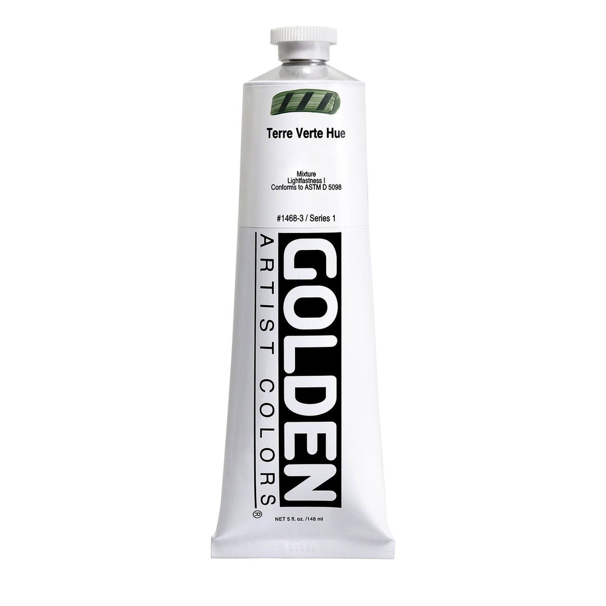 Golden Heavy Body Acrylic Terre Verte Hue 5 oz - merriartist.com
