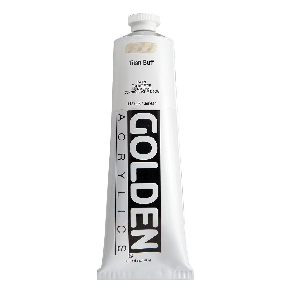 Golden Heavy Body Acrylic Titan Buff 5 oz - merriartist.com