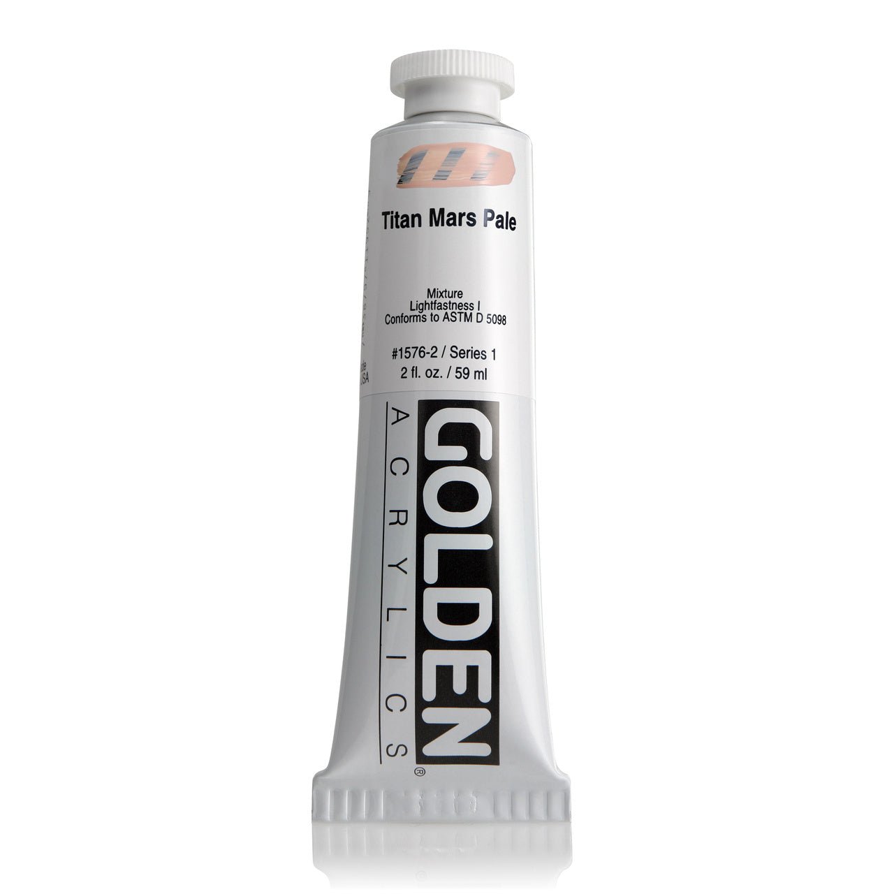 Golden Heavy Body Acrylic Titan Mars Pale 2 oz - merriartist.com