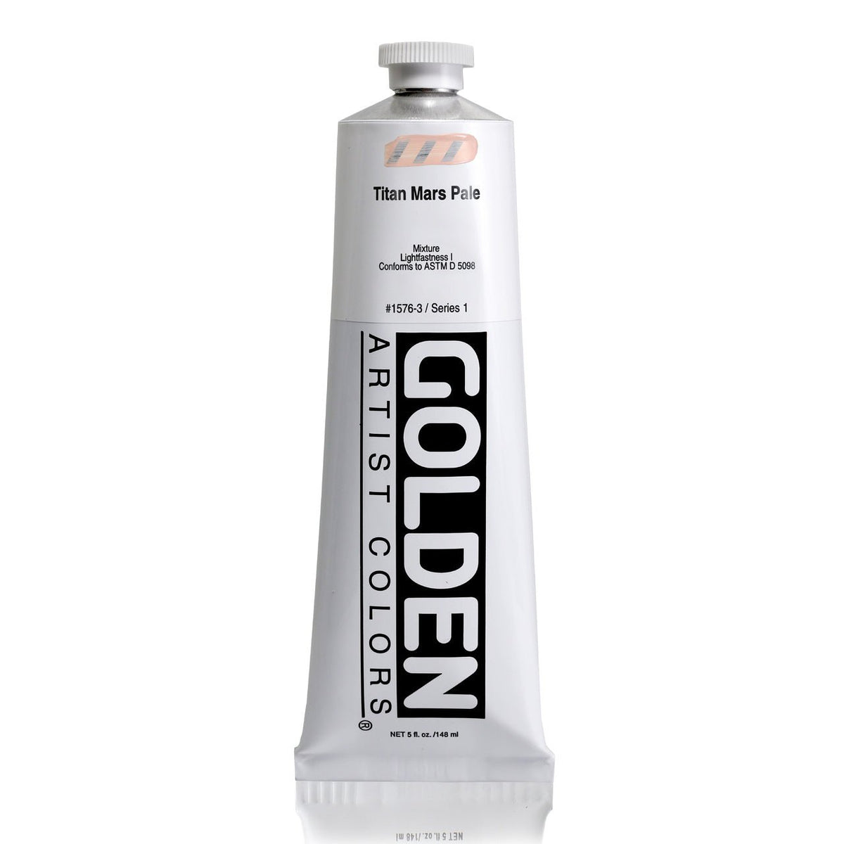 Golden Heavy Body Acrylic Titan Mars Pale 5 oz - merriartist.com