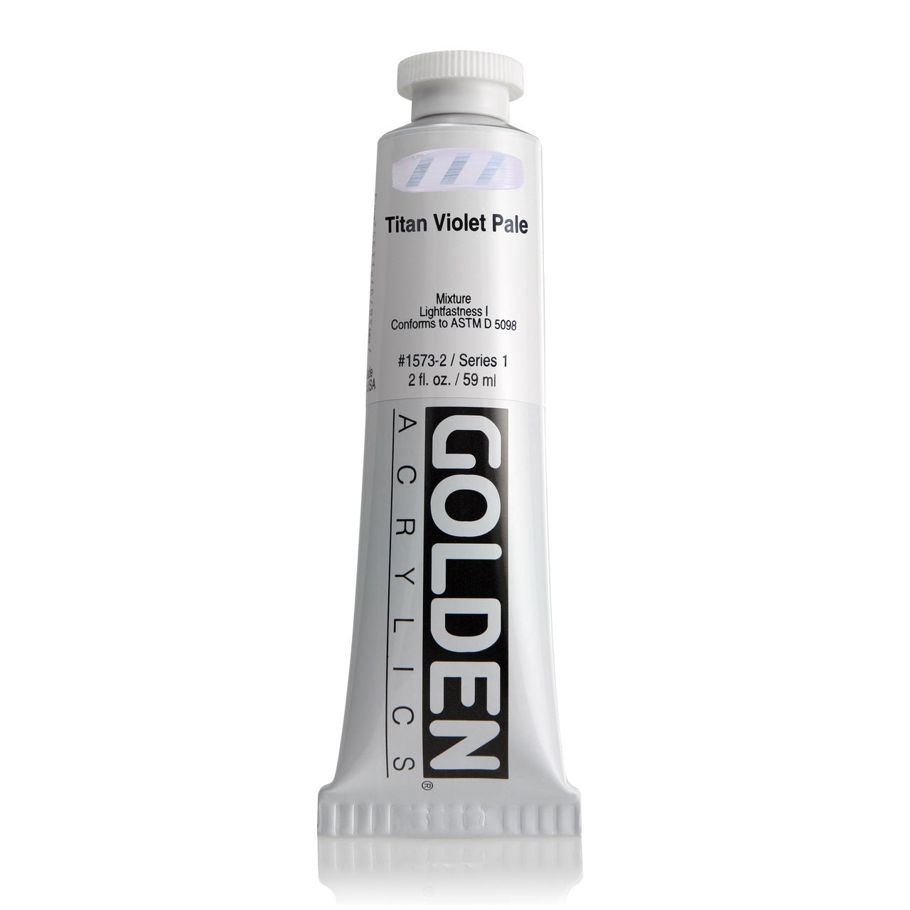 Golden Heavy Body Acrylic Titan Violet Pale 2 oz - merriartist.com