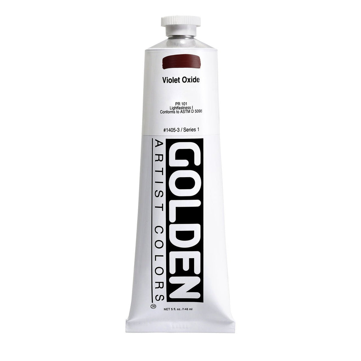 Golden Heavy Body Acrylic Violet Oxide 5 oz - merriartist.com