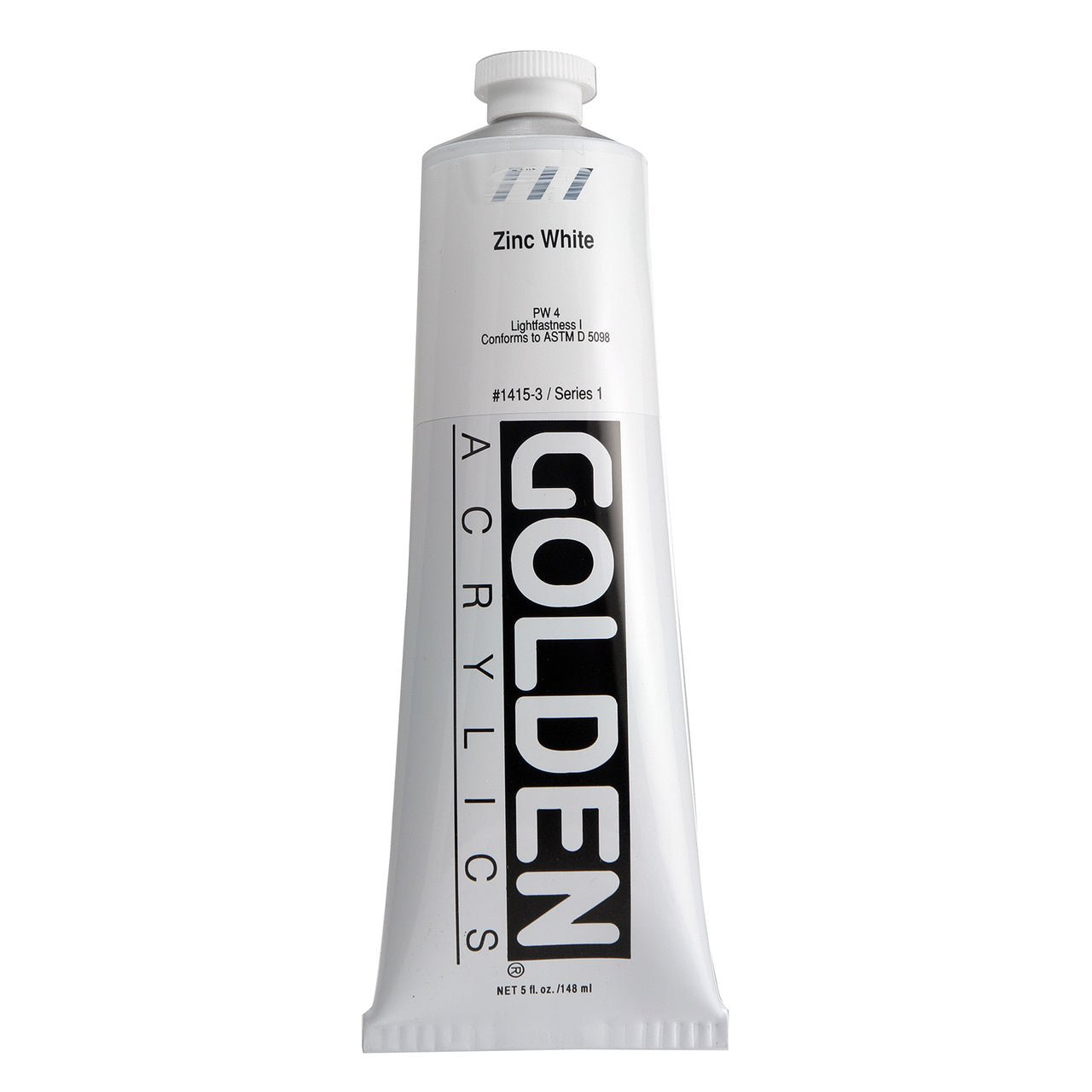 Golden Heavy Body Acrylic Zinc White 5 oz - merriartist.com