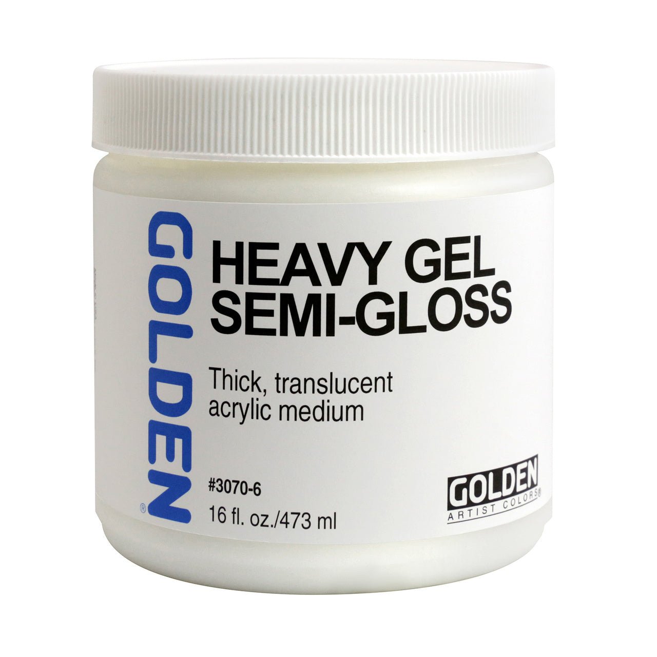 Golden Heavy Gel - Semi Gloss 16 oz - merriartist.com