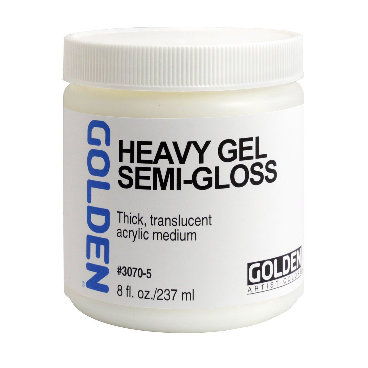 Golden Heavy Gel - Semi Gloss 8oz - merriartist.com